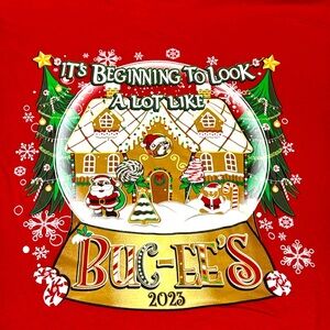 Buc-ee’s Christmas/Holiday T-Shirt It’s Beginning To Look A Lot Like Christmas